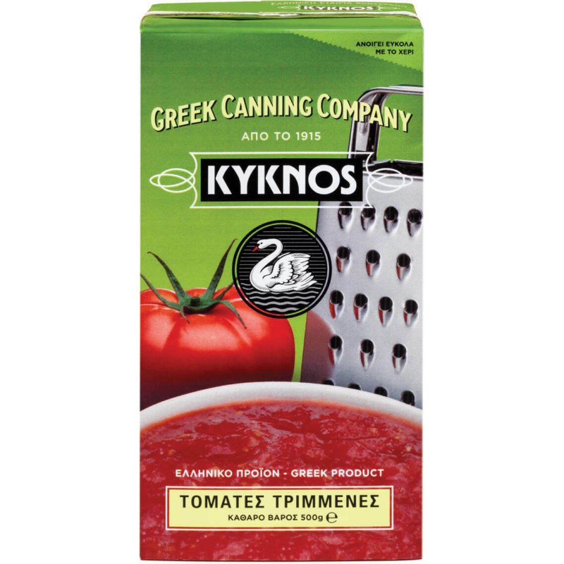 ΚΥΚΝΟΣ ΤΟΜΑΤΕΣ ΤΡΙΜΜΕΝΕΣ 500gr (24 ΤΕΜ)